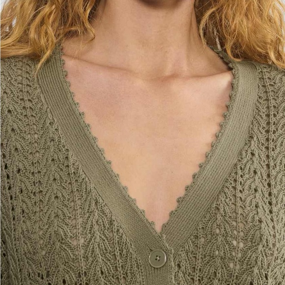 Aritzia Wilfred Olive Green Cardigan - Picture 5 of 10